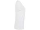 Damen-V-Shirt Classic Gr. S, weiss - 100% Baumwolle, 160 g/m²