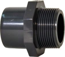 Übergangs-Muffennippel PVC-U metrisch - mit Klebestutzen/Klebemuffe reduziert