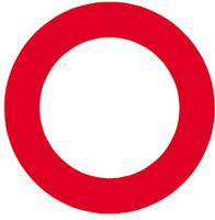 Signaltafel 2.01 - Allgemeines Fahrverbot