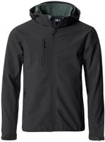 Basic Hoody Softshell Gr. 2XL - schwarz