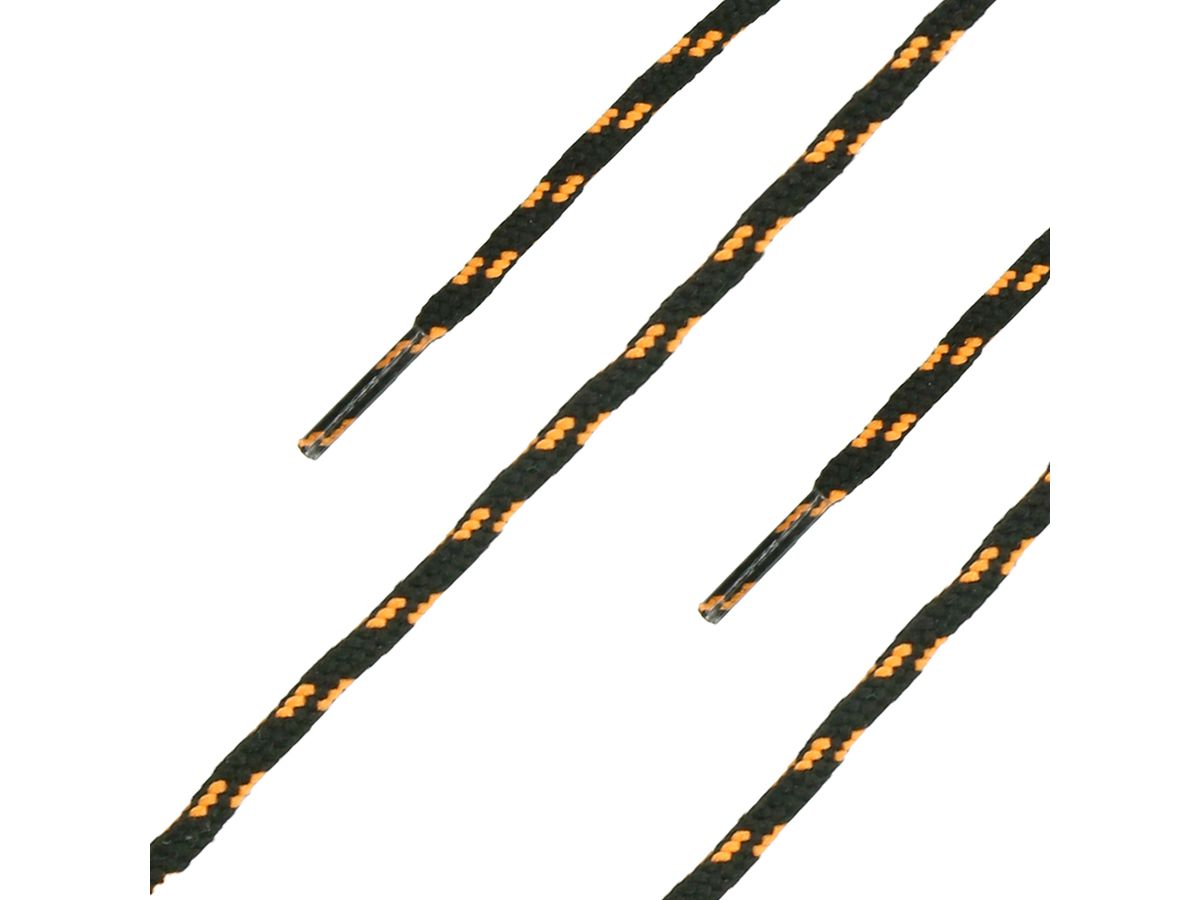HAIX Schuhband schwarz-orange - Protector Forest, Länge: 220 cm