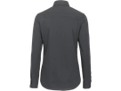 Bluse 1/1-Arm Perf. Gr. L, anthrazit - 50% Baumwolle, 50% Polyester, 120 g/m²