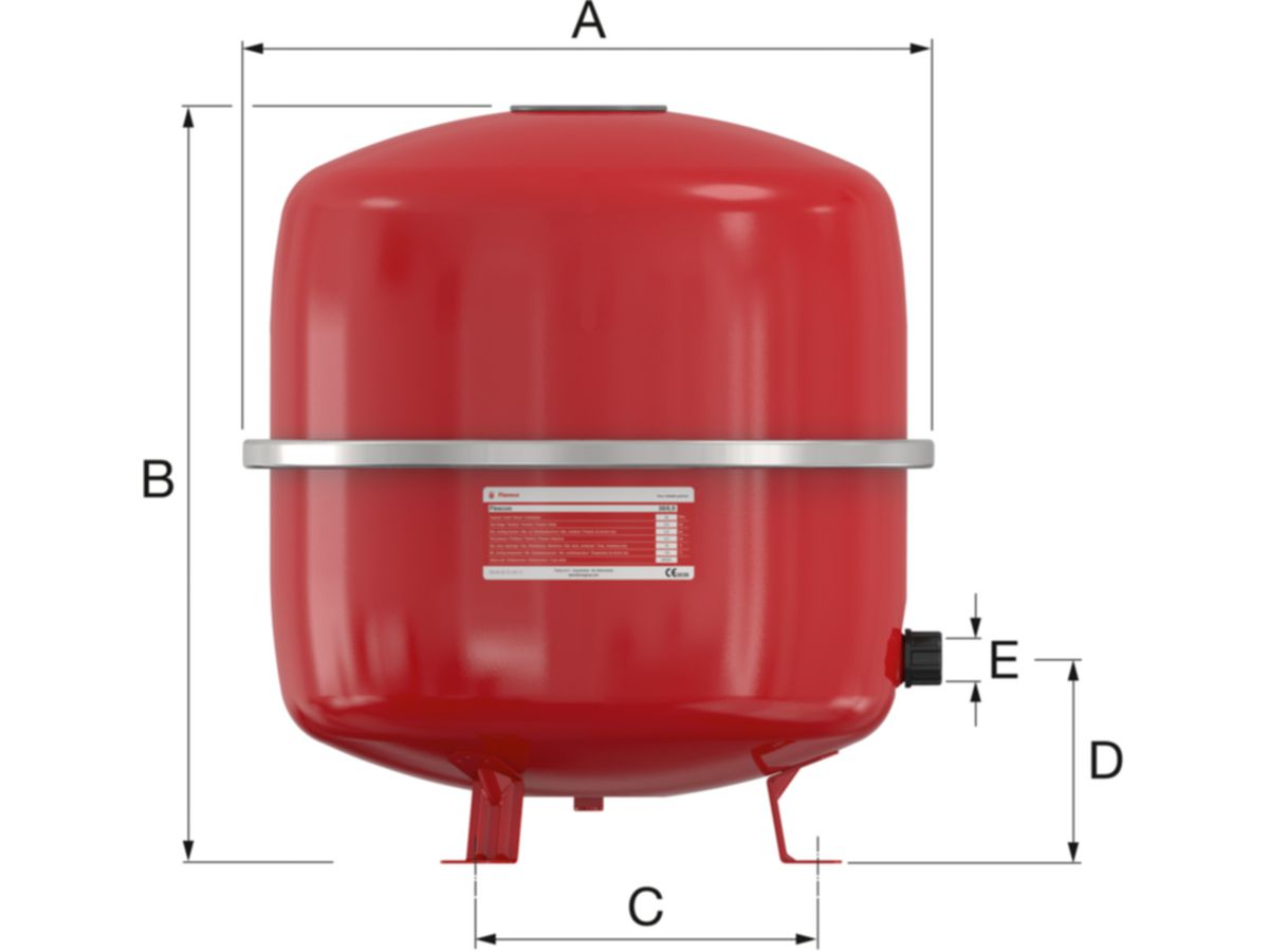 Druckausdehnungsgefässe FLAMCO Flexcon - 2-80