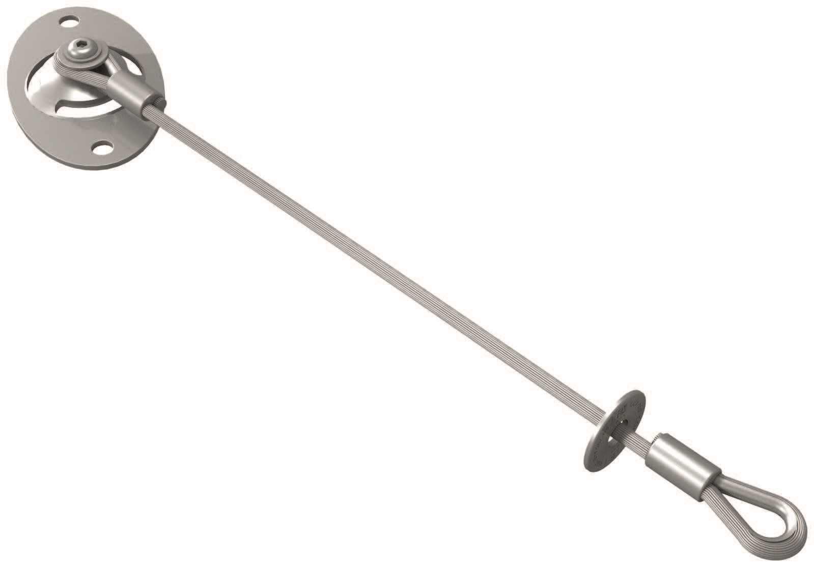 Riwega LUX-top Corda, protection contre - chutespour 1 personne, en inox