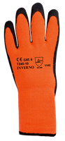 INVERNO Kälteschutzhandschuh - leuchtorange, Acryl-Schlingengewirk