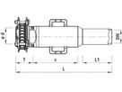 Einbauschlaufe SYNOFLEX PN16 Spitzend - DN 150 (d 155-192 mm)  5370