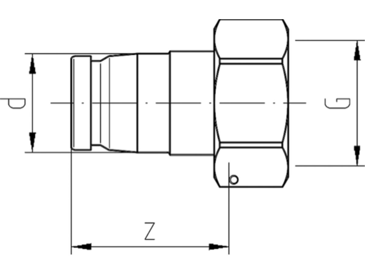 iFIT Übergangs-Modul 25/32-11/4"IG - Verschraubung flach dichtend