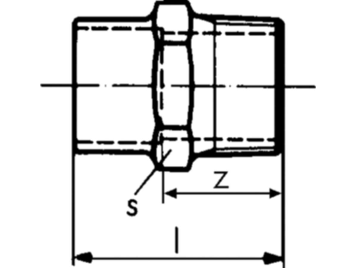 Übergangsstück Nr. 7271, AG - Lötfittings