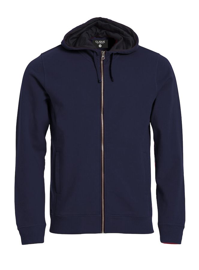 CLIQUE Classic Hoody full zip - 60% Baumwolle, 40% Polyester