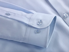 Herren Hemd langarm Grösse 46 (2XL) - 1000-hellblau Smellproof-Stretch.-Kragen