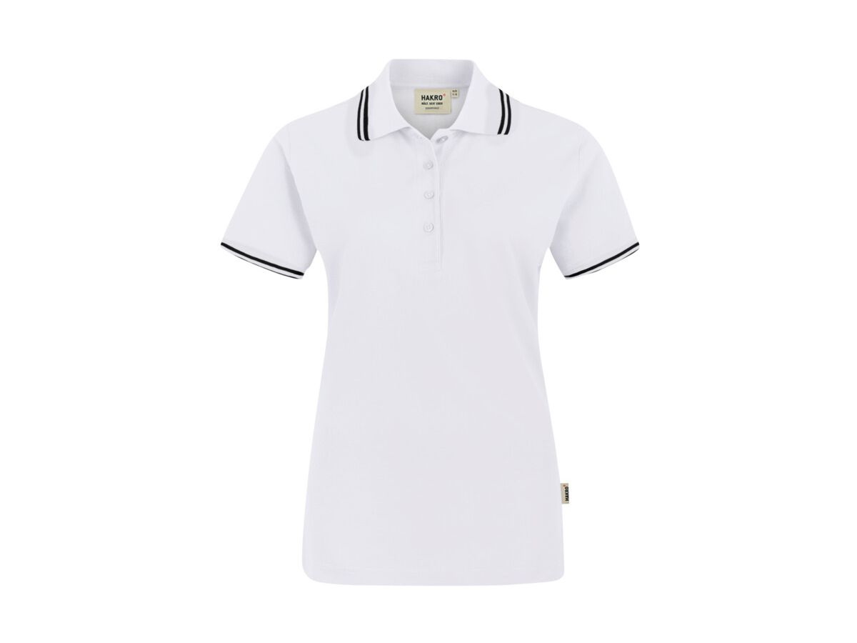 Damen Poloshirt Twin-Stripe - 100 % Baumwolle, 200 g/m²