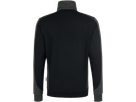 Zip-Sweatsh. Co. Perf. 4XL schwarz/anth. - 50% Baumwolle, 50% Polyester, 300 g/m²