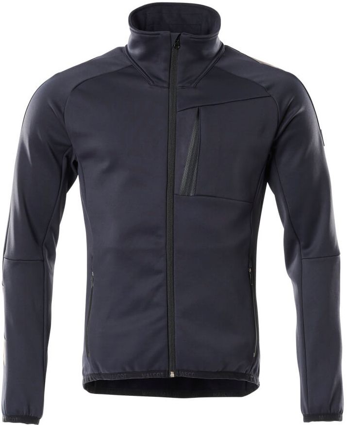 Fleecepullover mit Reissverschluss - 94% PES / 6% EL, 260 g/m2