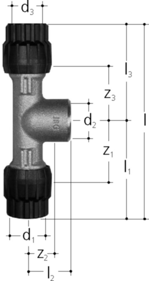 Sanipex MT-T-Stück m. IG