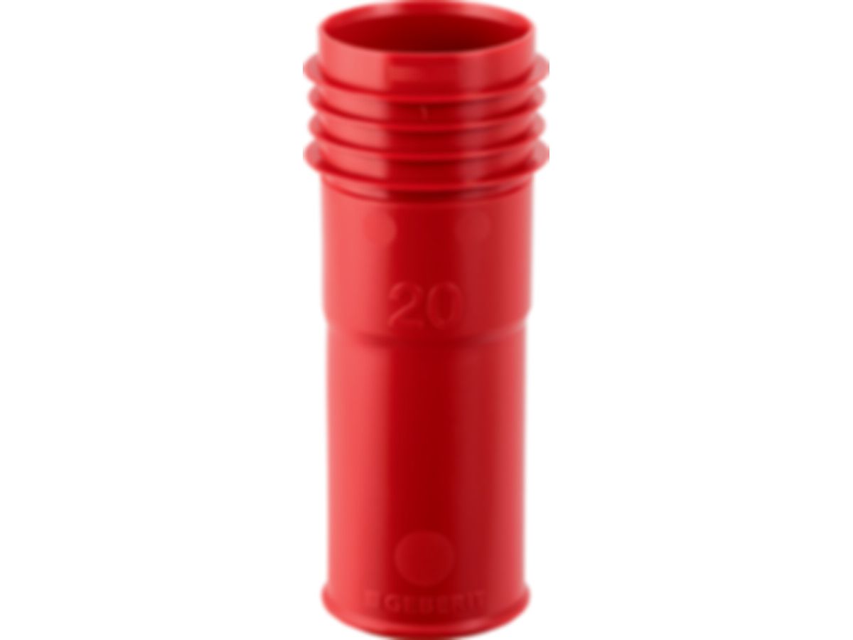 Markierhülse blau Flowfit/PushFit - für Schutzrohr 20