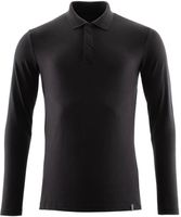 Polo-Shirt langarm, ProWash, Gr. 2XLONE - vollschwarz, 60% CO / 40% PES, 210 g/m2