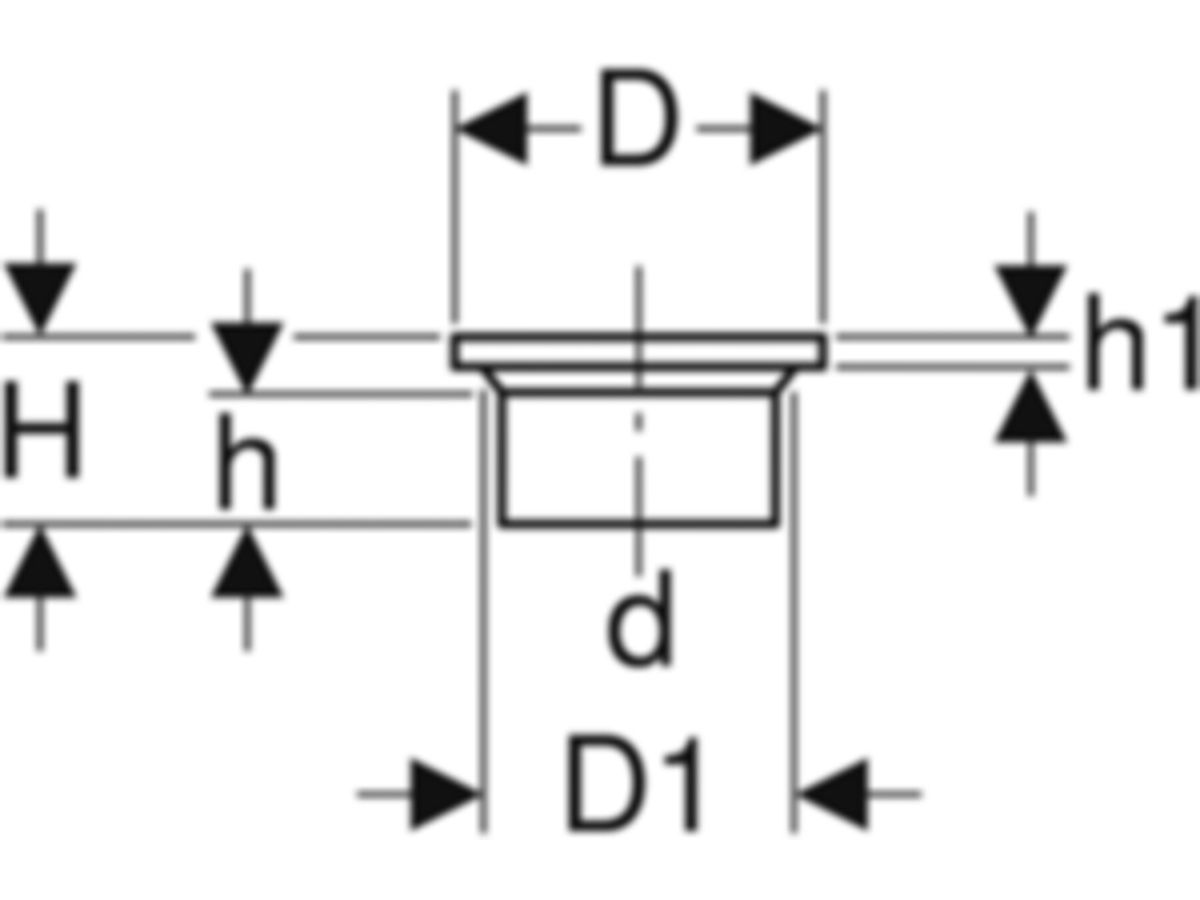 Geberit Vorschweissbund 110