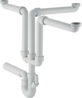 Geberit PE Spültischsifongarnitur 3-tlg.