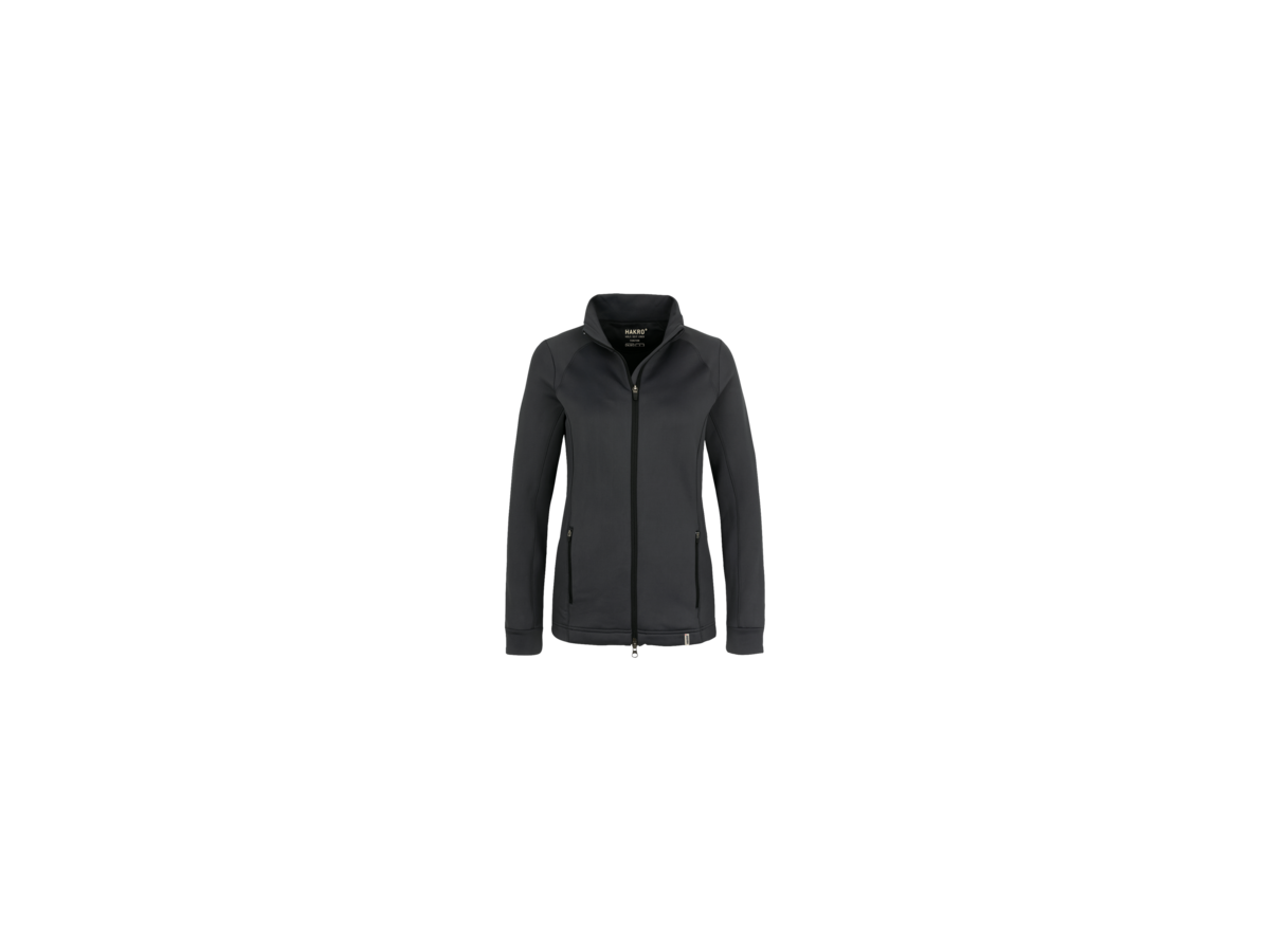 Damen-Tec-Jacke Gr. 2XL, anthrazit - 52% Polye. 38% Polya. 10% Elast. 235g/m²