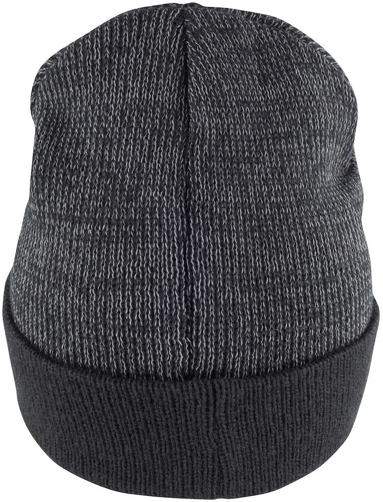 CLIQUE HUBERT Reflective Strickmütze - mit Aufnäher zum bedrucken