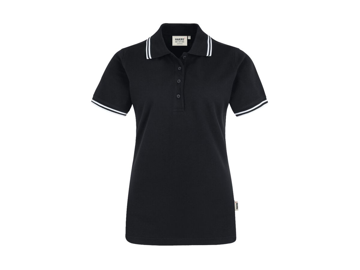 Damen Poloshirt Twin-Stripe - 100 % Baumwolle, 200 g/m²