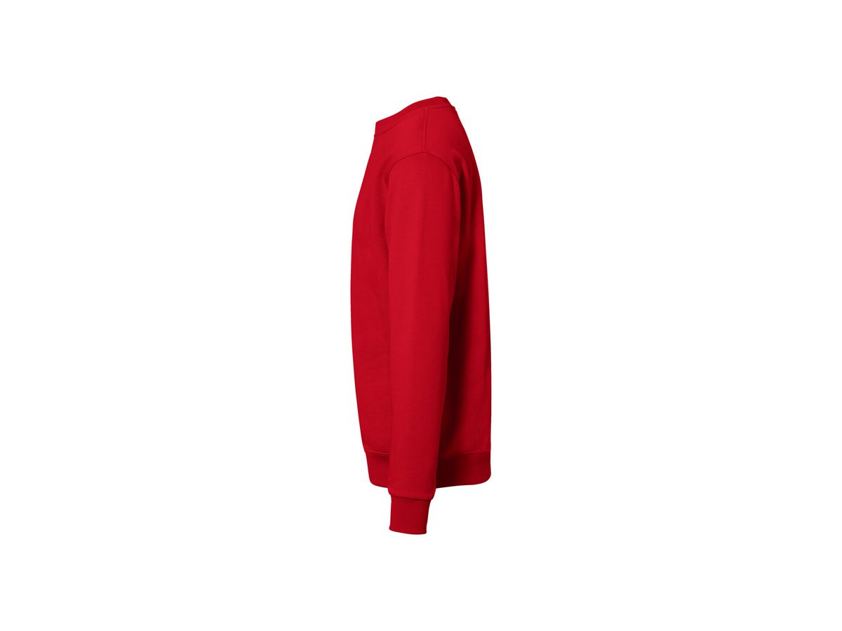 Sweatshirt Bio-Baumwolle GOTS Gr. L - rot,75% Baumwolle (Bio),25% Poly.recycl.
