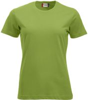 CLIQUE New Classic T-Shirt Ladies Gr.2XL - 100% Baumw. 160 g/m², hellgrün
