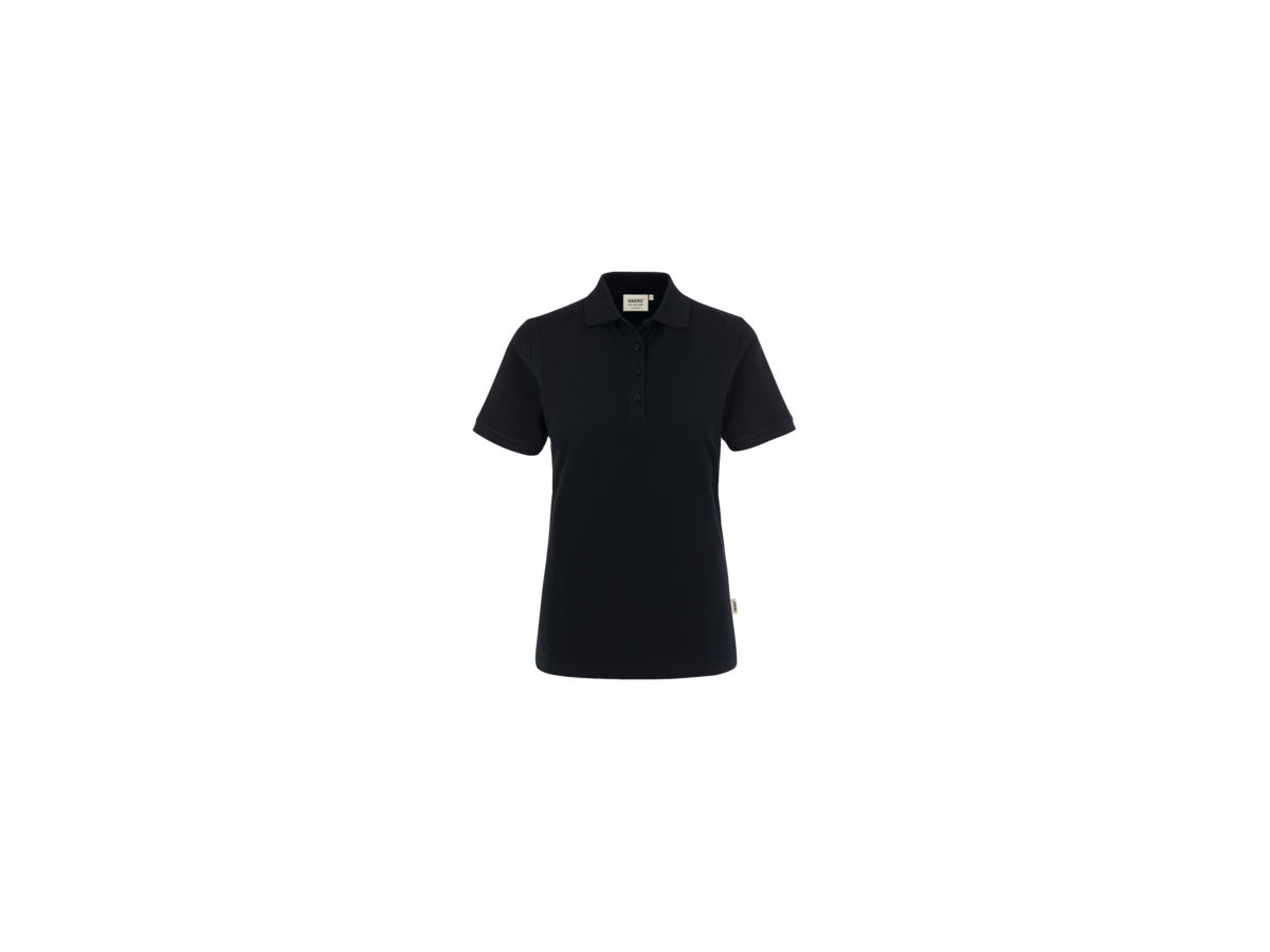 Damen-Poloshirt Classic Gr. 3XL, schwarz - 100% Baumwolle, 200 g/m²
