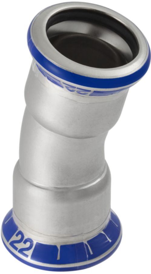Mapress Edelstahl Bogen 15°