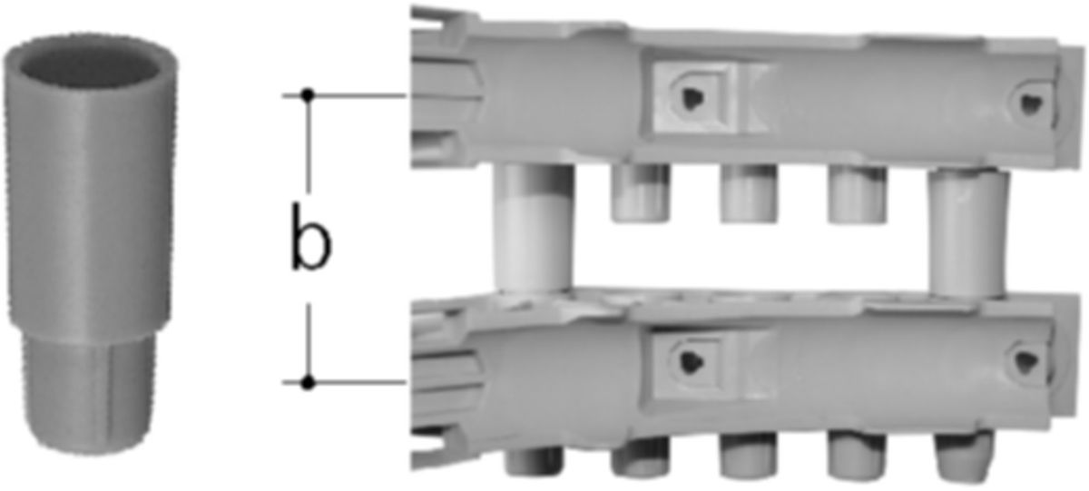 Sanipex Distanzstück zu Rohrstütze