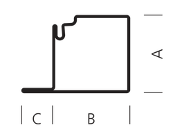 Profilstahlrohr Forster Nr.  32.800 - 50/50/20/1.5 mm