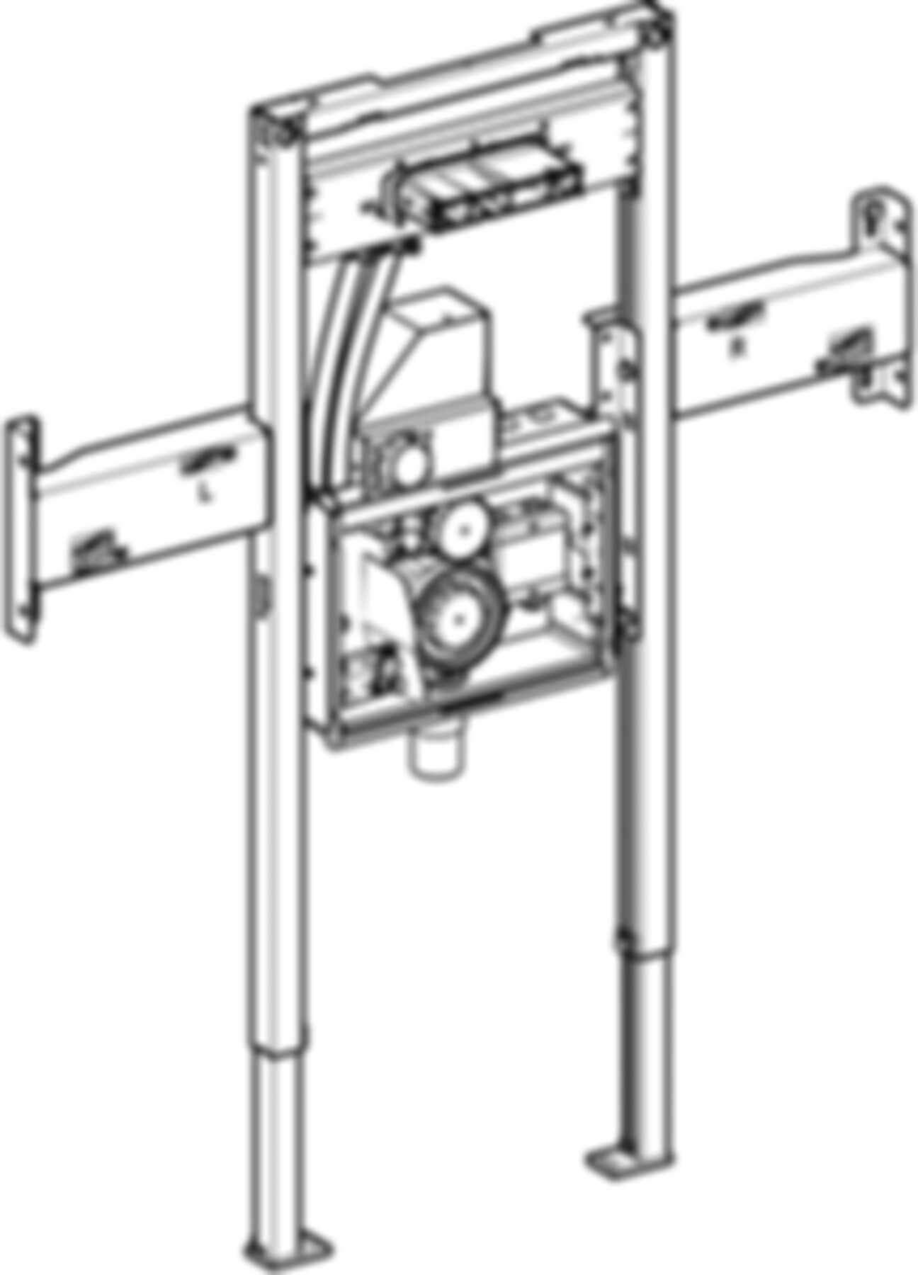 Geberit Duofix Element für one - für Waschtisch und Wandarm. m.Unterputz