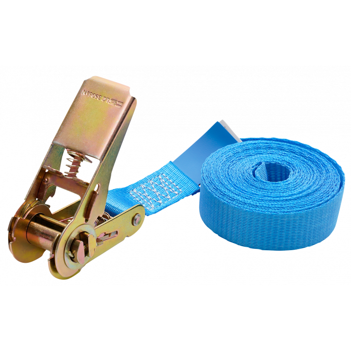 Spanngurt SPANSET blau mit Ratsche - 5 m x 25 mm