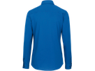 Bluse 1/1-Arm Perf. Gr. L, royalblau - 50% Baumwolle, 50% Polyester