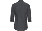 Bluse Vario-¾-Arm Perf. Gr. S, anthrazit - 50% Baumwolle, 50% Polyester, 120 g/m²