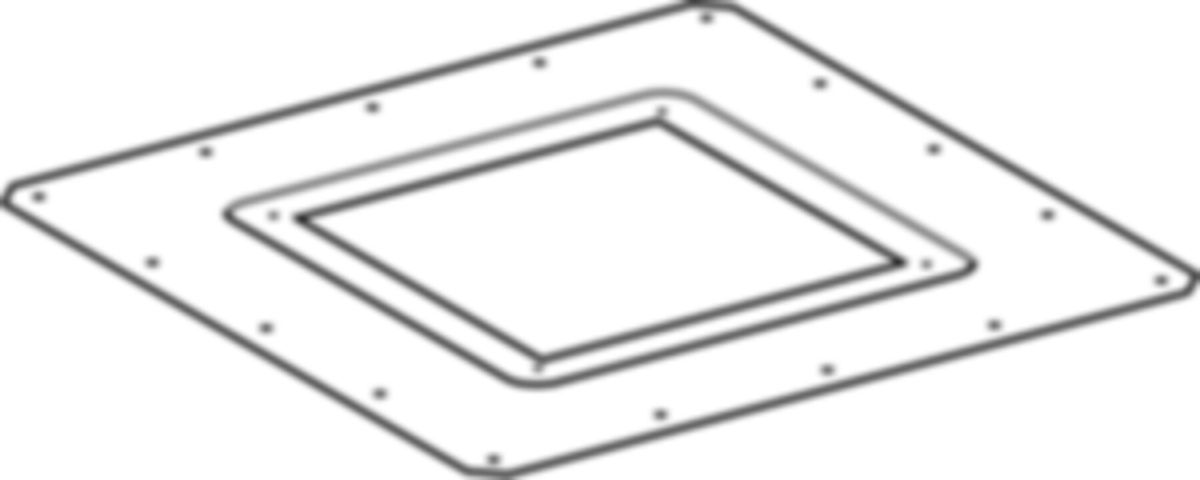 Pluvia Befestigungsblech 1.5 mm