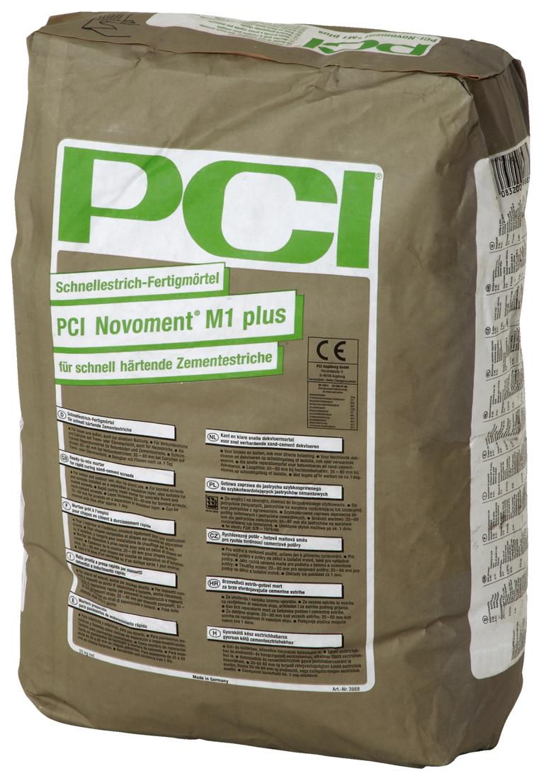 PCI-Novoment M1 plus - Schnellestrich Fertigmörtel