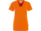 Damen-V-Shirt Classic Gr. M, orange - 100% Baumwolle, 160 g/m²