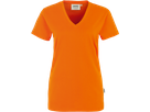 Damen-V-Shirt Classic Gr. XS, orange - 100% Baumwolle, 160 g/m²
