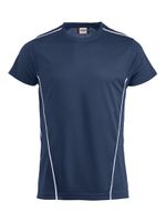 CLIQUE Ice Sport T-Shirt Gr. 2XL - marine/weiss, 100% PES, 150 g/m²