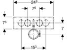 Geberit GIS-Waschtischset