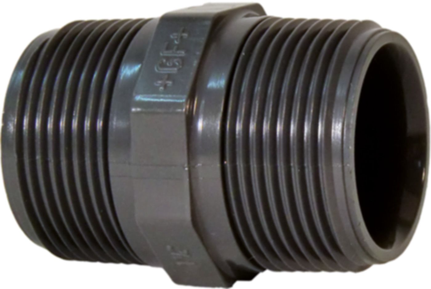 Doppelnippel PVC-U R - mit konischem Rohr AG R