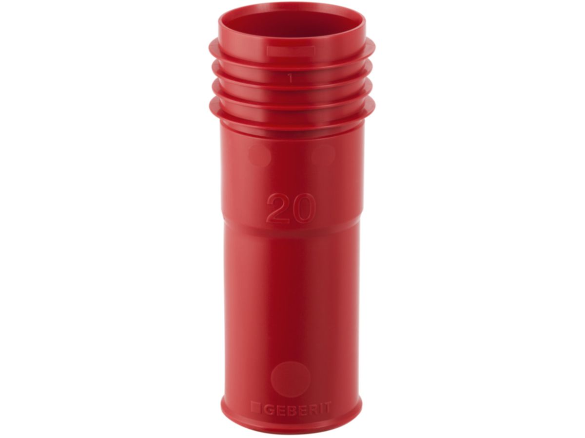 Markierhülse blau Flowfit/PushFit - für Schutzrohr 20