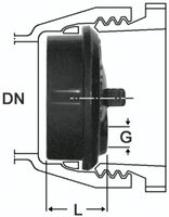 HD-Zapfen  80 mm ½"  Fig. 2393