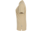 Damen-Poloshirt Top Gr. L, sand - 100% Baumwolle, 200 g/m²