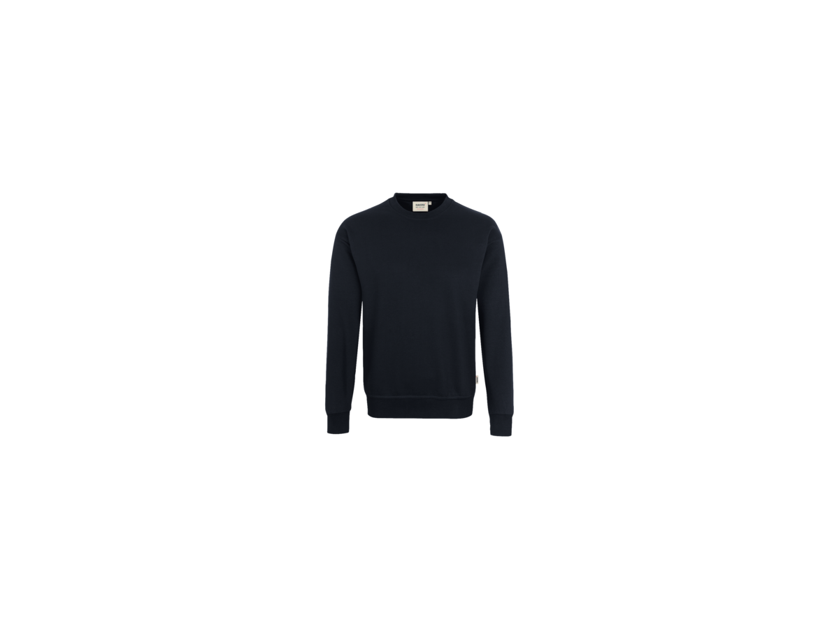 Sweatshirt Performance Gr. S, schwarz - 50% Baumwolle, 50% Polyester, 300 g/m²
