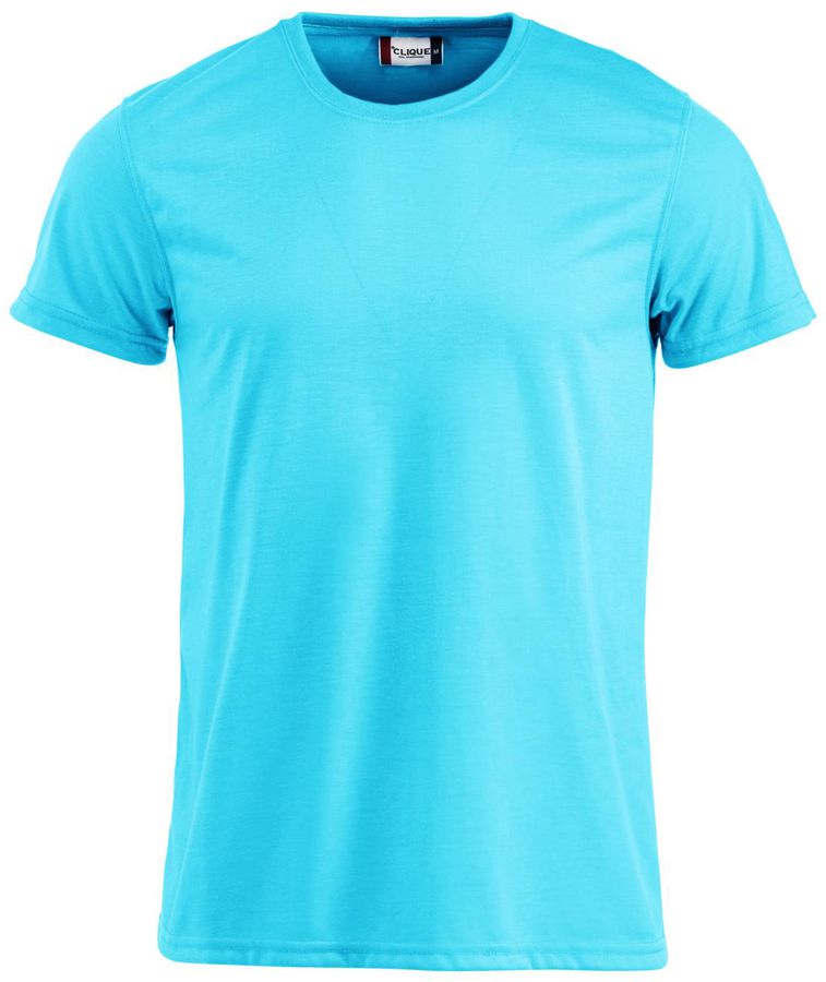 CLIQUE New Neon T-Shirt blau - 100% Baumw. 160 g/m²