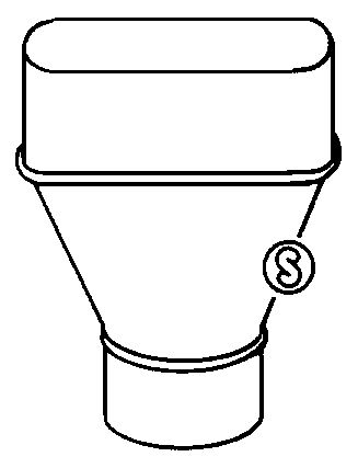Rohrsammeltrichter zentrisch - Nr.215