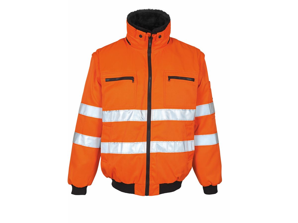 Innsbruck Pilotjacke orange Gr. L - 60% Baumwolle / 40% Nylon, 240 g/m²