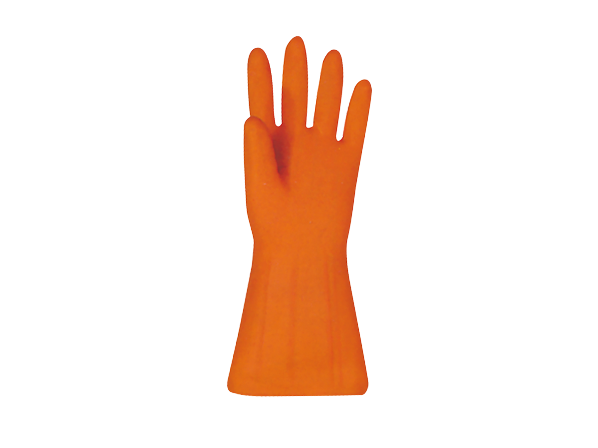 Schutzhandschuhe MARIGOLD aus Naturlatex - orange Männergrösse L/8½ Beutel à 1 Paar